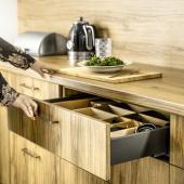 slika FIOKA AXIS PRO L-450 H=86MM - "NISKA" - ANTRACIT FIOKA AXIS PRO L-450 H=86MM - "NISKA" - ANTRACIT