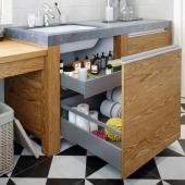 slika FIOKA AXIS PRO L-450 H=86MM - "NISKA" - ANTRACIT FIOKA AXIS PRO L-450 H=86MM - "NISKA" - ANTRACIT