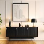 slika RUČICA FIORD C=32MM, CRNA MAT RUČICA FIORD C=32MM, CRNA MAT