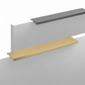 slika RUČICA HEXI 3500mm CRNA MAT RUČICA HEXI 3500mm CRNA MAT