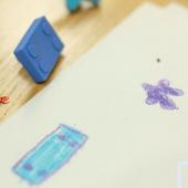 slika RUČICA DEČIJA KOCKA - PLAVA RUČICA DEČIJA KOCKA - PLAVA