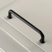 slika RUČICA NORD L-128 CRNA MAT RUČICA NORD L-128 CRNA MAT