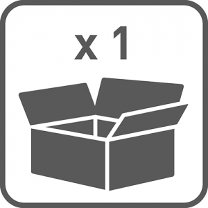 Transportno pakovanje 1 MODERN BOX L-400 H=83mm + OGRADICA =146mm - "SREDNJI" - SIVI - Transportno pakovanje 1