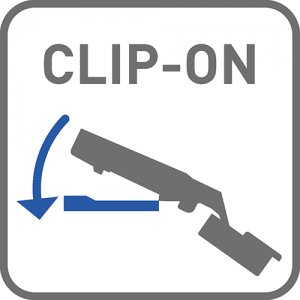 ŠARKA "GTV" POLUKOLENASTA 3D-ANTRACIT - Instalation: clip-on