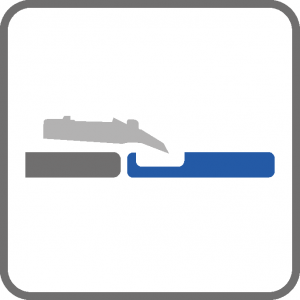 Tip šarke - ugao 90 ŠARKA "GTV" 90° SA PLOČICOM I SA EURO VIJKOM - SLEPI UGAO - Tip šarke - ugao 90