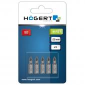 Bit PZ1 25mm, S2 čelik, 5 kom/pak