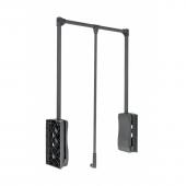 GARDEROBNI LIFT   8 kg  60-83   ANTRACIT RAM  I BOČNI PVC POKLOPCI